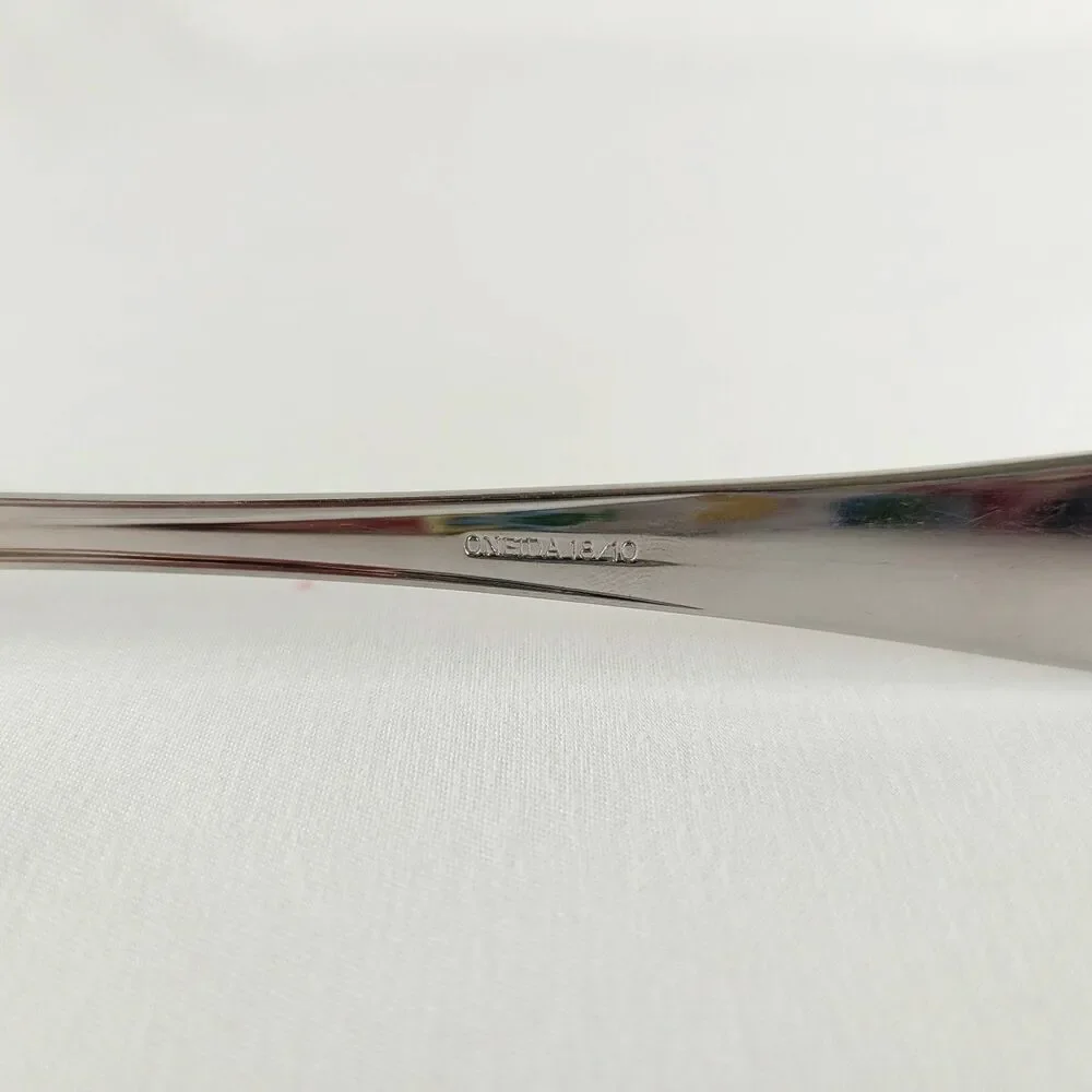 Oneida Satin Jupiter 18/10 Stainless Flatware Set 4 Dinner Forks Retro 90s Y2K